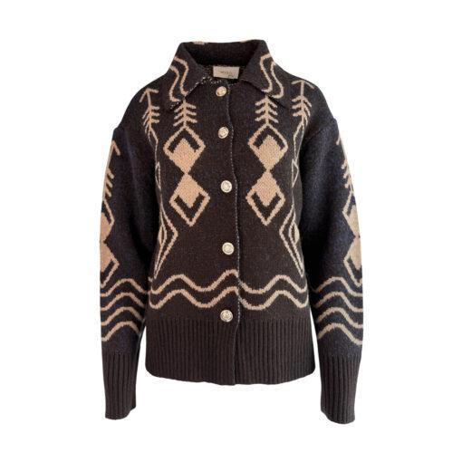 VICOLO-Strickjacke mit Knöpfen