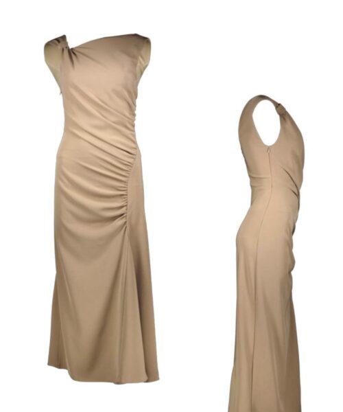 IMPERIAL-Midi-Kleid mit Raffung