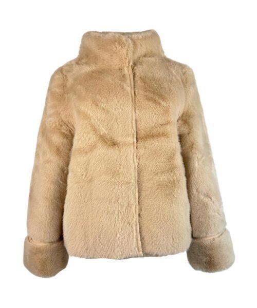 Alternative view of Kurze Felljacke Braun