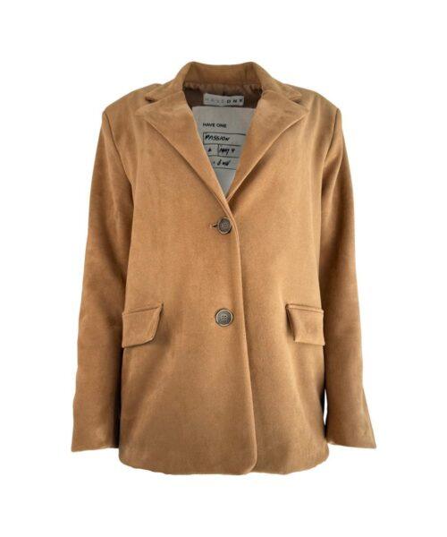 HAVE ONE-Blazer in weicher Wildleder Optik