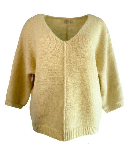 Strick Pullover dreiviertel arm