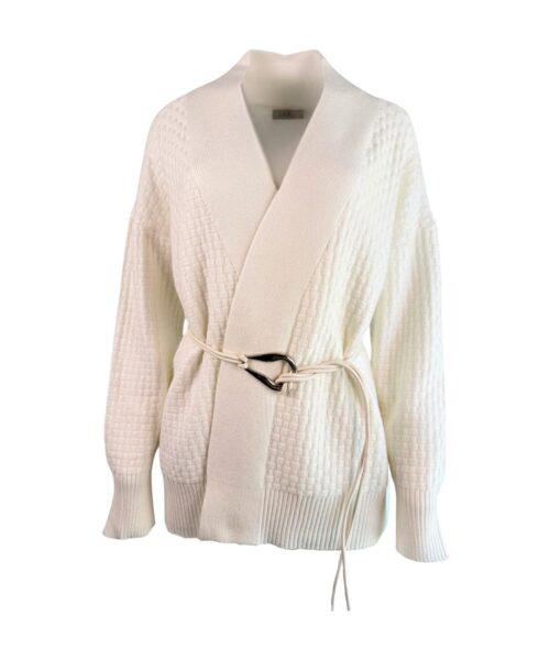 Strick Cardigan mit Gürtel