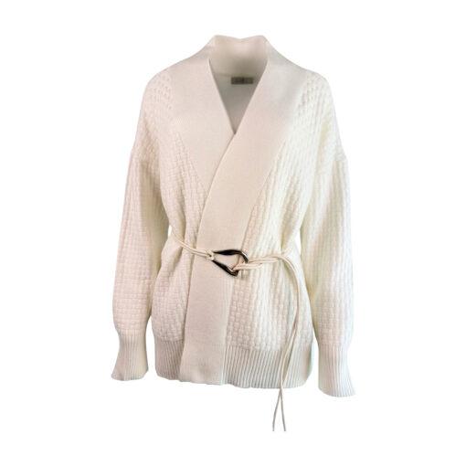 Strick Cardigan mit Gürtel