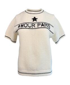 Strick Pullover AMOUR-PARIS kurzarm