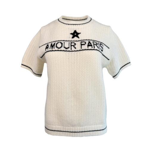 Strick Pullover AMOUR-PARIS kurzarm