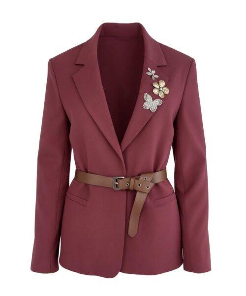 HAVE ONE-Blazer in edlem Bordeaux